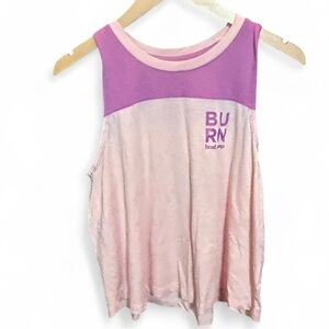 💪 Burn Boot Camp Colorblock Tank – Purple & Pink | Size L 💕